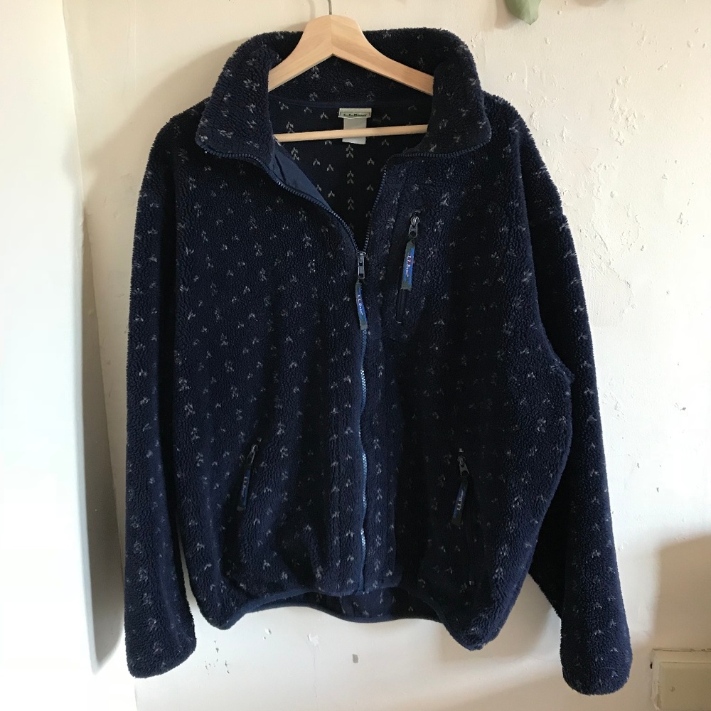 Vintage L.L. Bean Full-Zip Fleece Jacket
